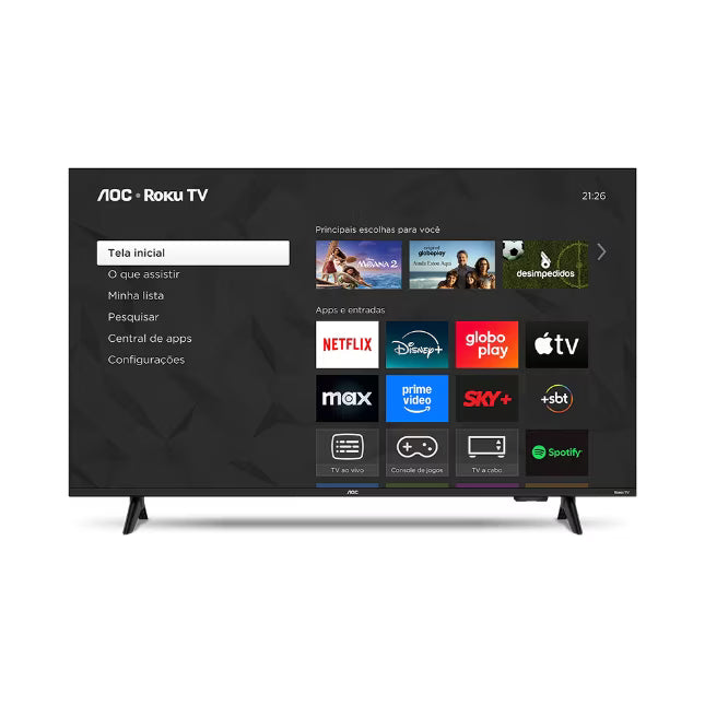 Smart TV AOC 32" Roku TV HD - 32S5155/78G