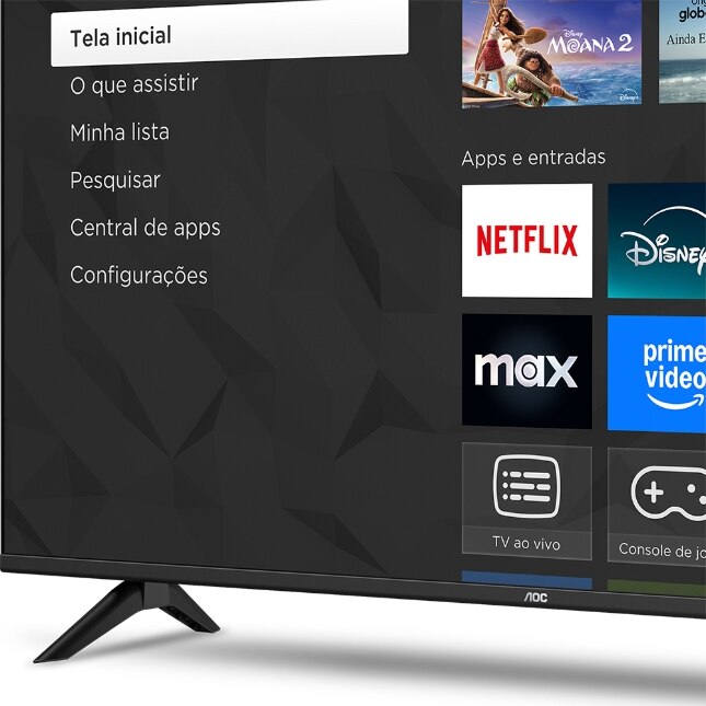 Smart TV AOC 32" Roku TV HD - 32S5155/78G