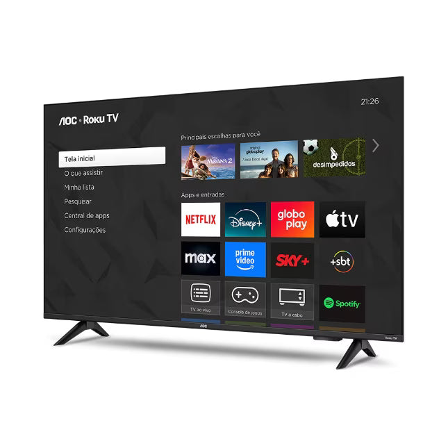 Smart TV AOC 32" Roku TV HD - 32S5155/78G