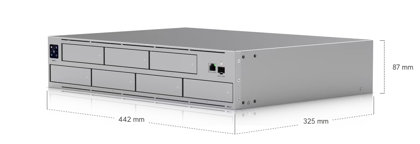 UNVR-PRO Ubiquiti Unifi Vídeo HDD e SSD de 2,5/3,5 UNVR-PRO