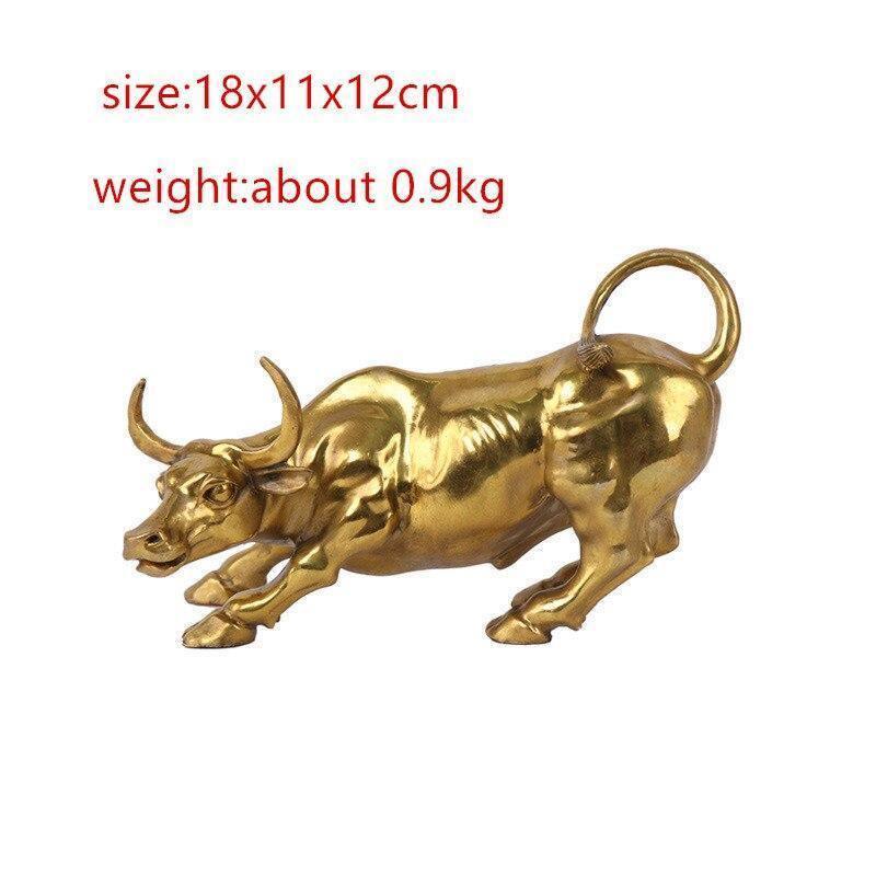 Escultura Golden Bull - Mega Market