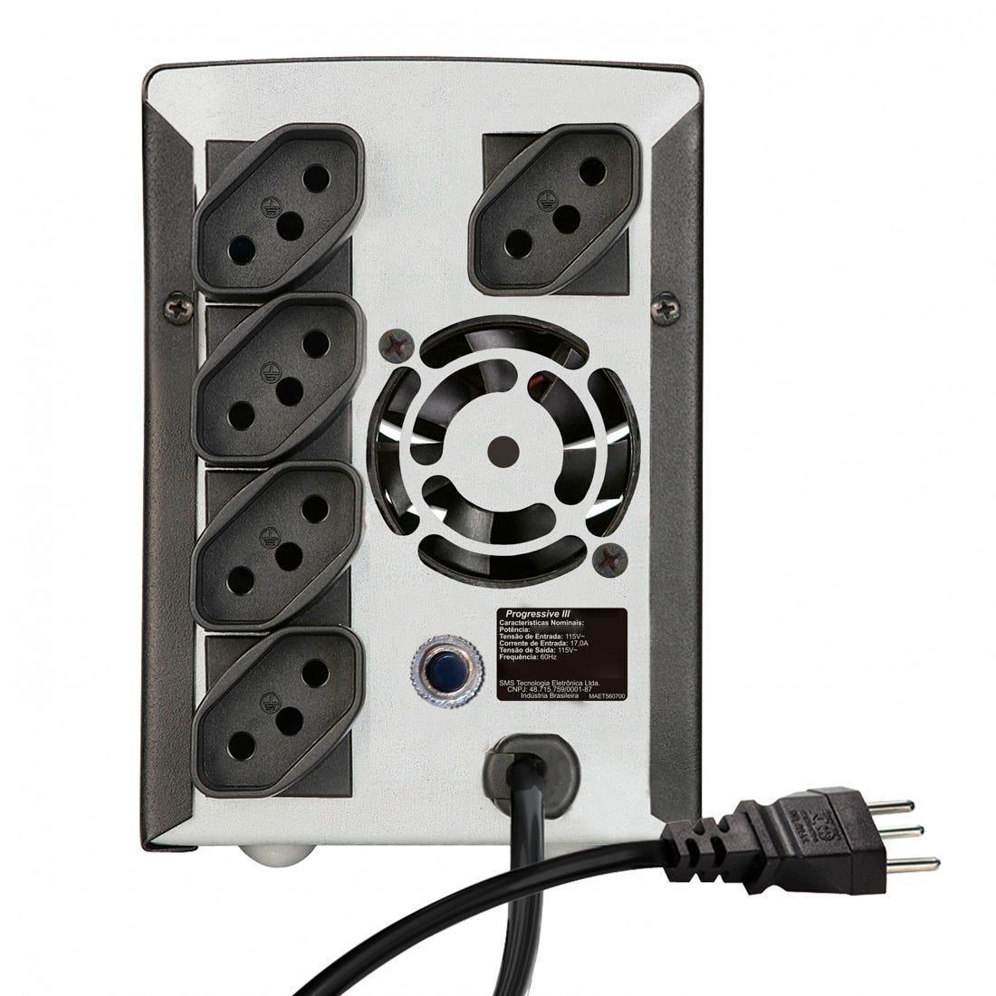 Estabilizador SMS Progressive III 1000VA Bi-115 - 16216 - Mega Market