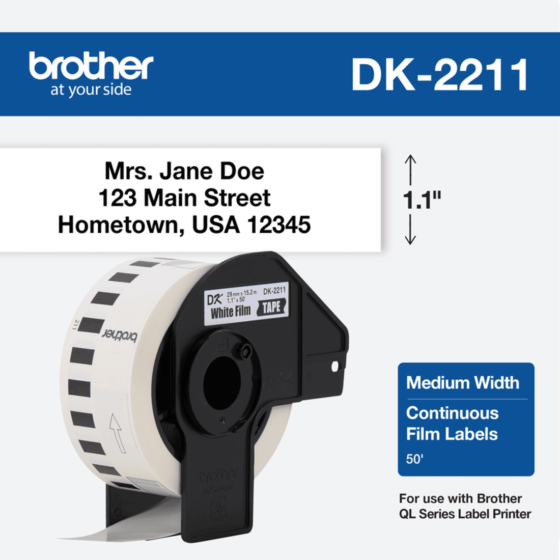 Etiqueta Brother 29mm DK2211 - Mega Market