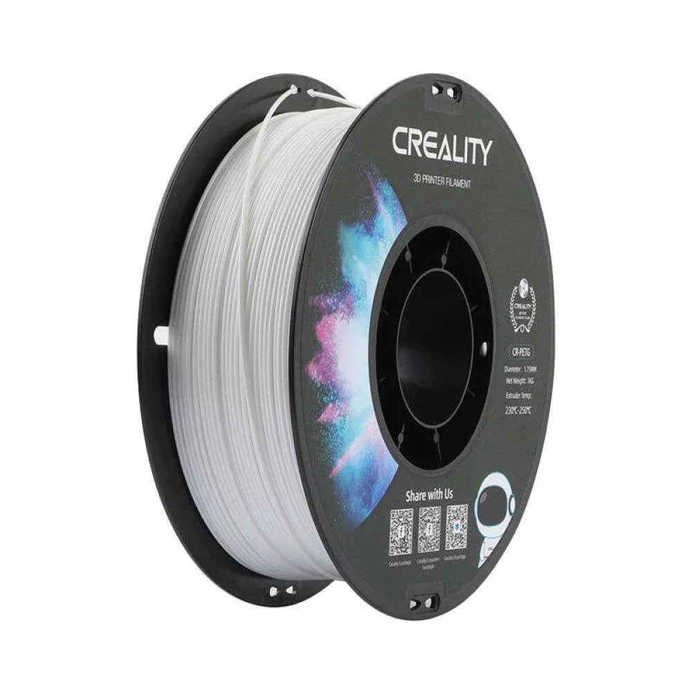 Filamento 3D Creality CR-PETG 1,75mm Branco - 3301030034 - Mega Market
