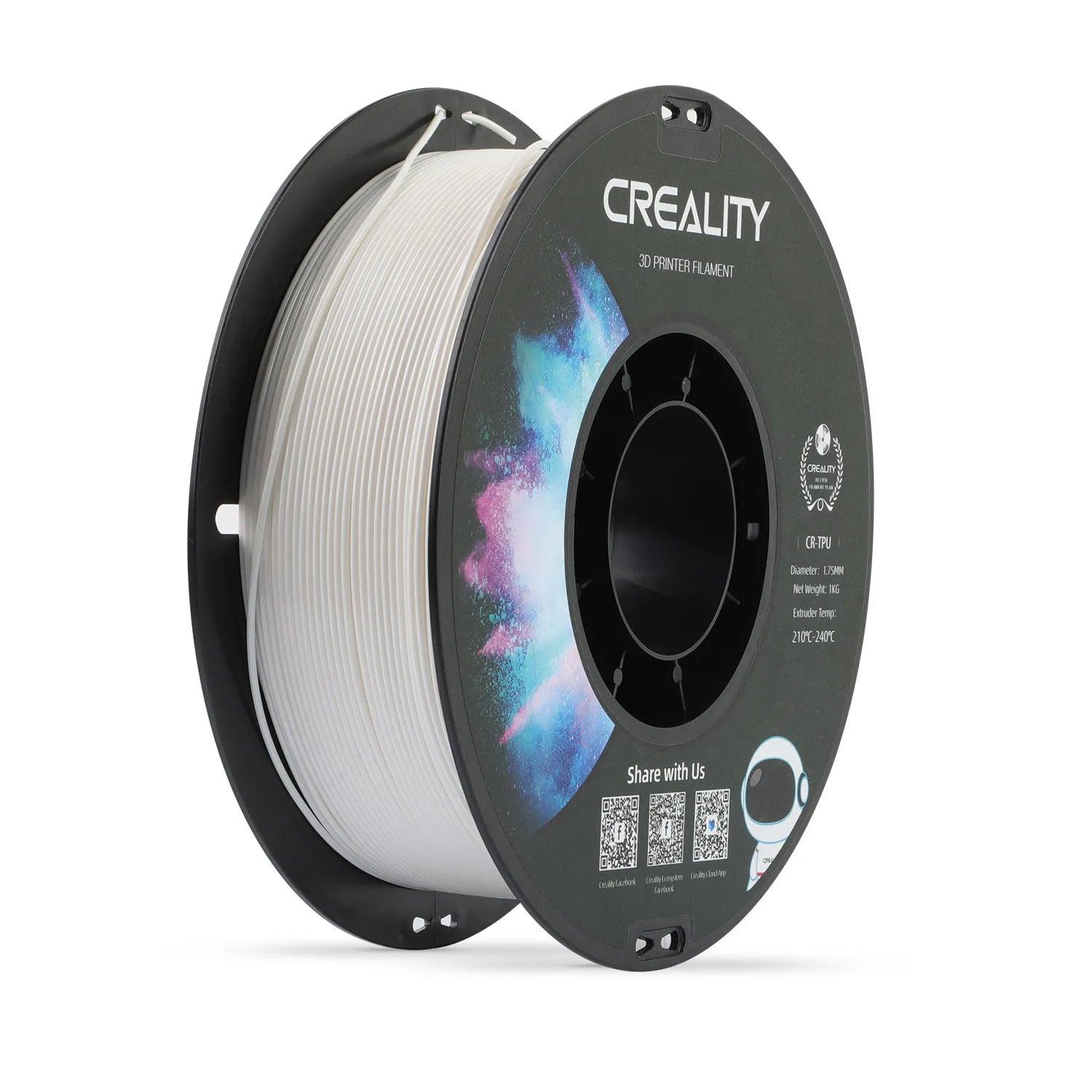 Filamento 3D Creality CR-TPU 1,75mm Branco - 3301040033 - Mega Market