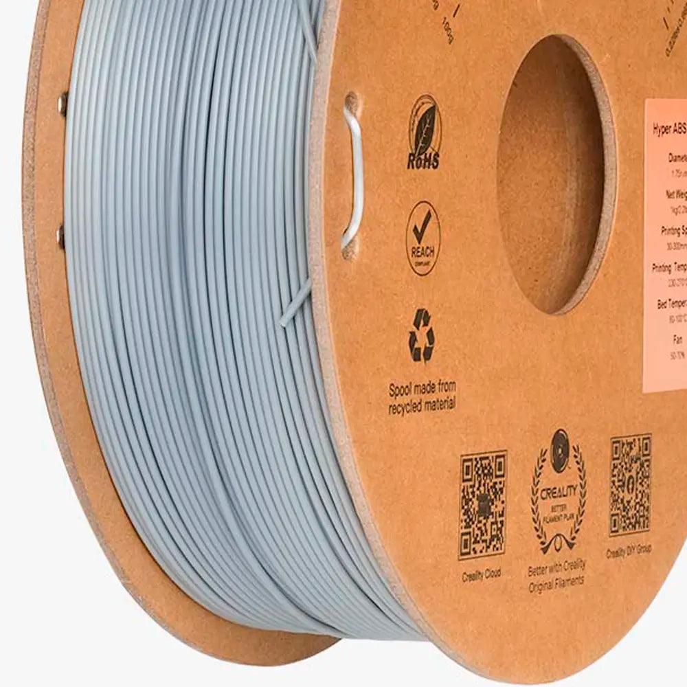 Filamento 3D Creality Hyper ABS Cinza - 3301020041 - Mega Market