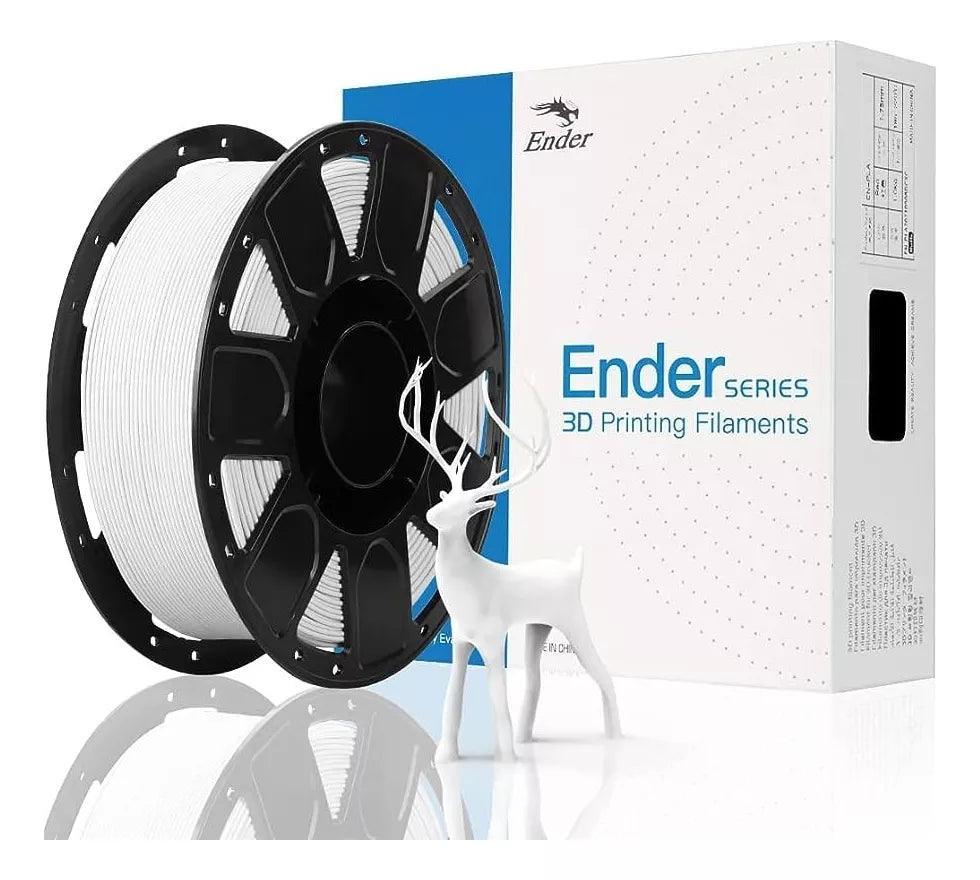 Filamento 3D Creality PLA 1,75mm Branco - 3301010121i - Mega Market