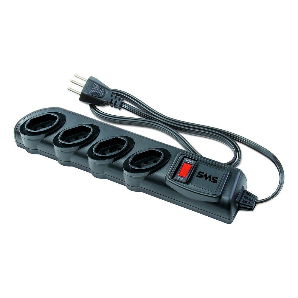 Filtro de Linha SMS Bivolt 4 Tomadas 1.3M - 62328 - Mega Market