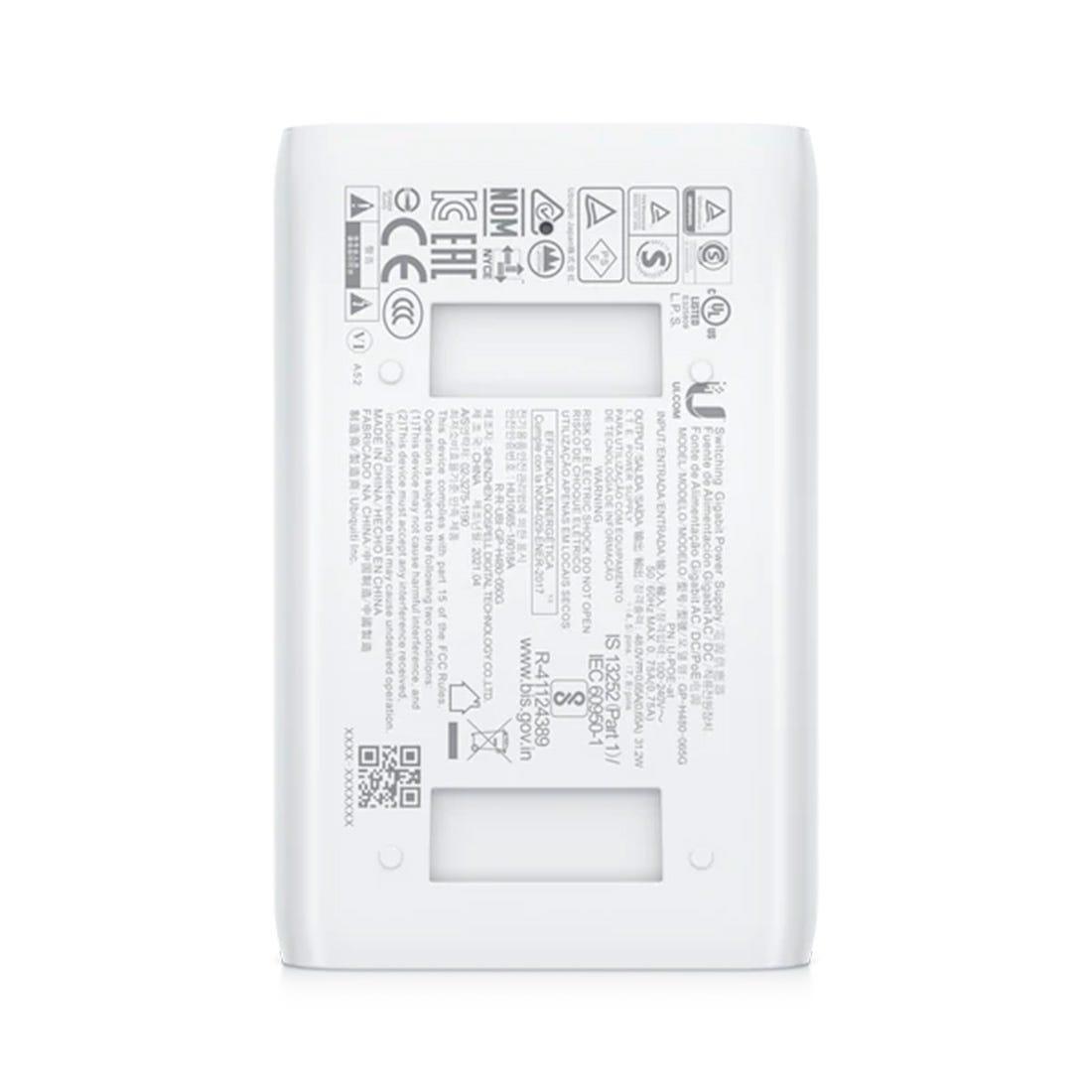 Fonte Ubiquiti POE para U6-LR 802.3at - U-POE-AT I - Mega Market
