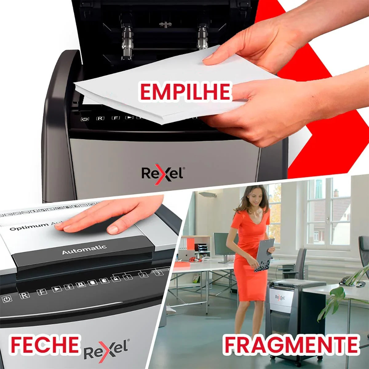 Fragmentadora ACCO Brands Papel 150 F 220V Supercorte 326780BID