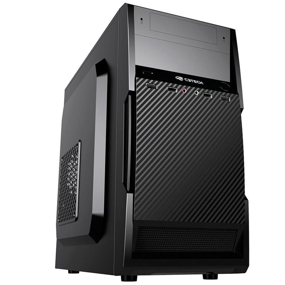 Gabinete C3 Tech Micro-ATX c/ Fonte 200W MT-25V2BK - Mega Market