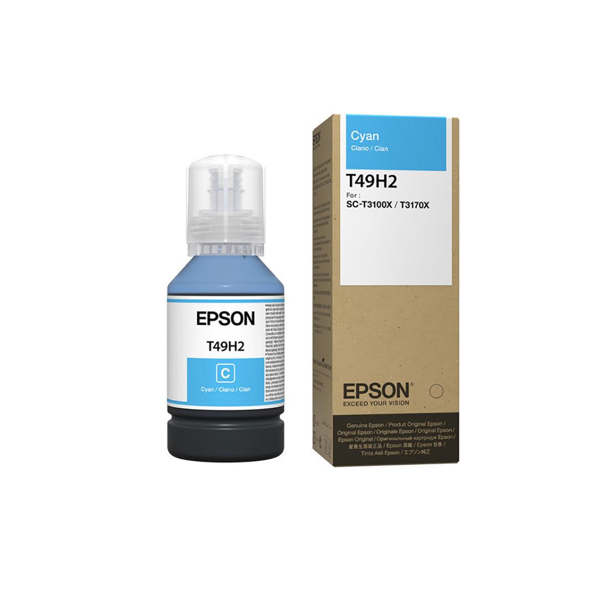 Garrafa de Tinta Epson Ciano 140ml T49H200 - Mega Market