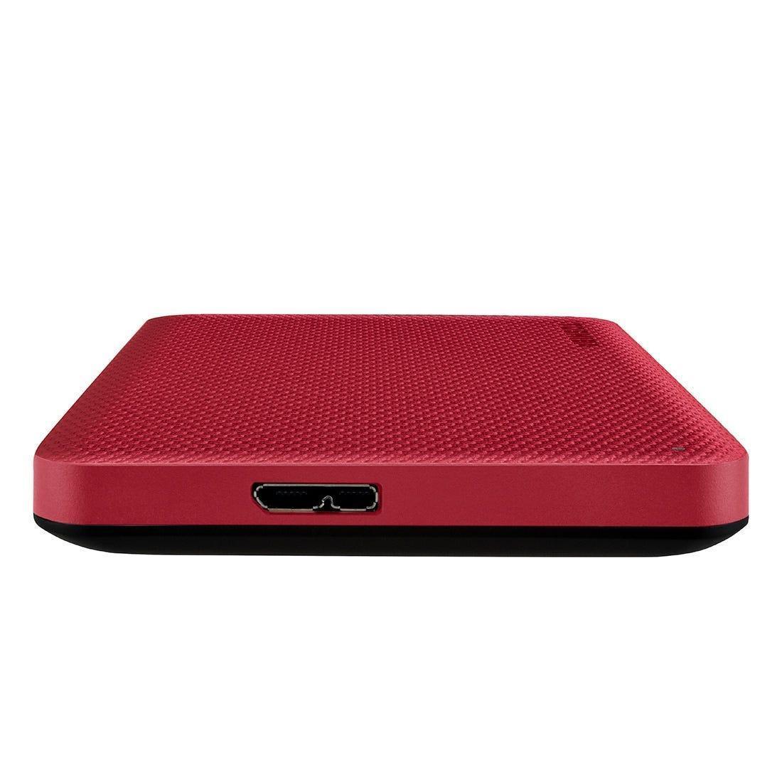 HD Externo Toshiba 1TB Canv Advance Vermelho HDTCA10XR3AA I - Mega Market