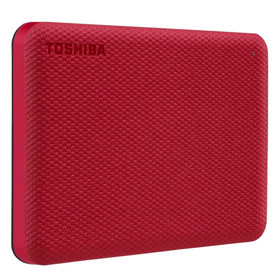 HD Externo Toshiba 1TB Canv Advance Vermelho HDTCA10XR3AA I - Mega Market