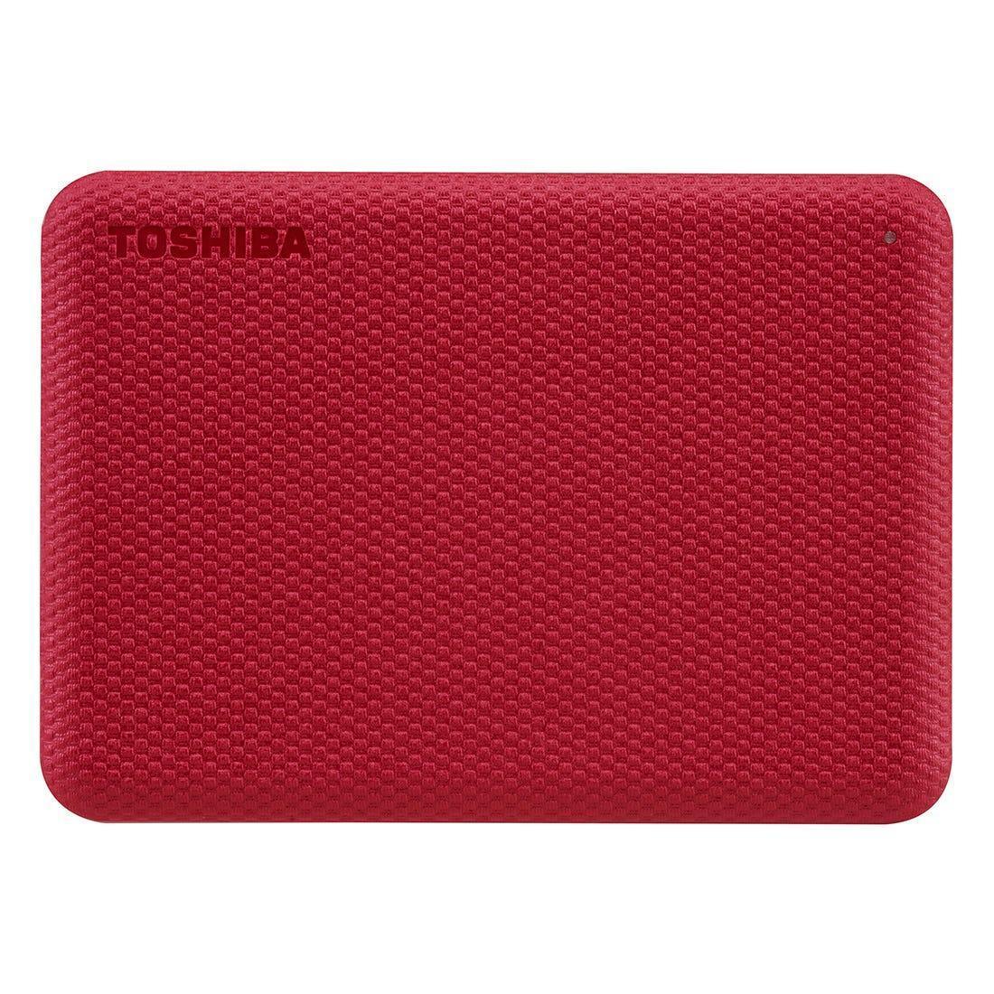 HD Externo Toshiba 1TB Canv Advance Vermelho HDTCA10XR3AA I - Mega Market