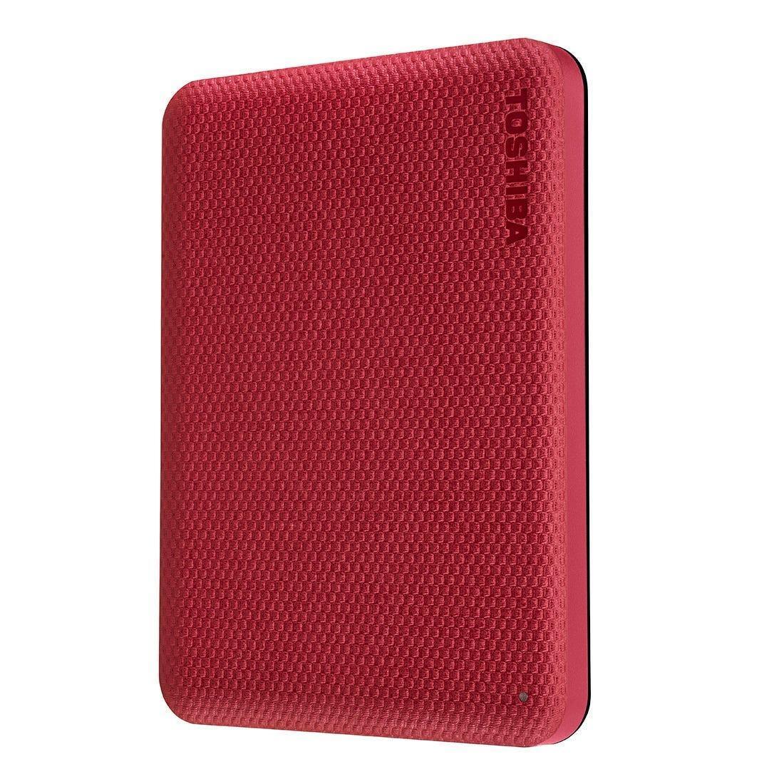 HD Externo Toshiba 1TB Canv Advance Vermelho HDTCA10XR3AA I - Mega Market