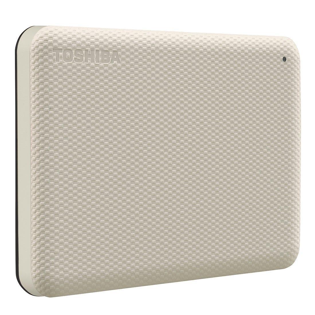 HD Externo Toshiba 2TB Canvio Advance Branco - HDTCA20XW3AA I - Mega Market