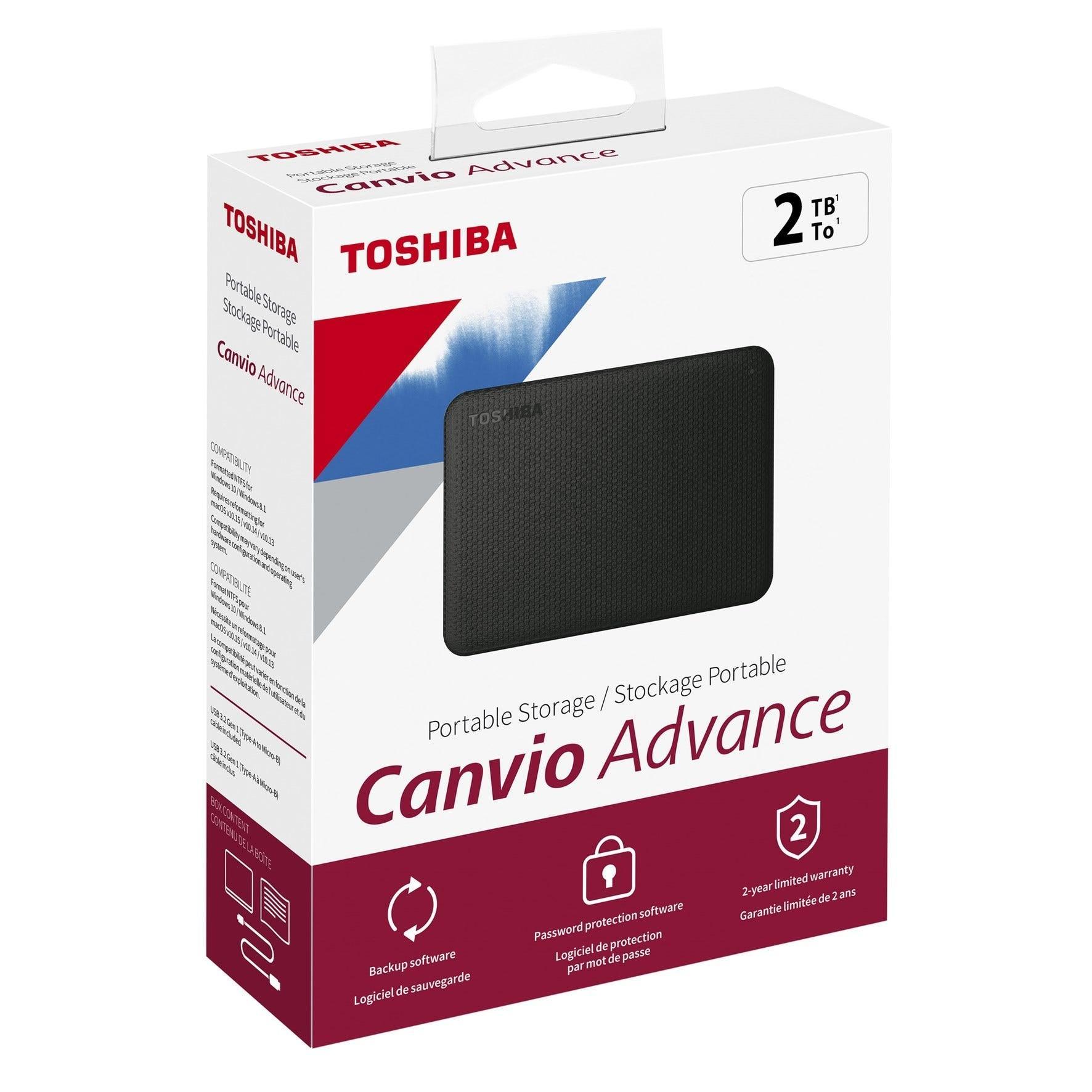 HD Externo Toshiba 2TB Canvio Advance Verde HDTCA20XG3AA I - Mega Market