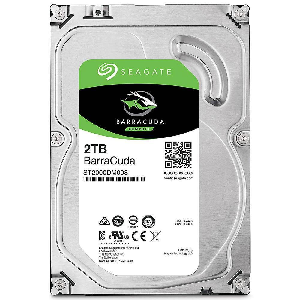 HD Interno Seagate BarraCuda 2TB 2TB SATA III 3.5' ST2000DM008 I - Mega Market