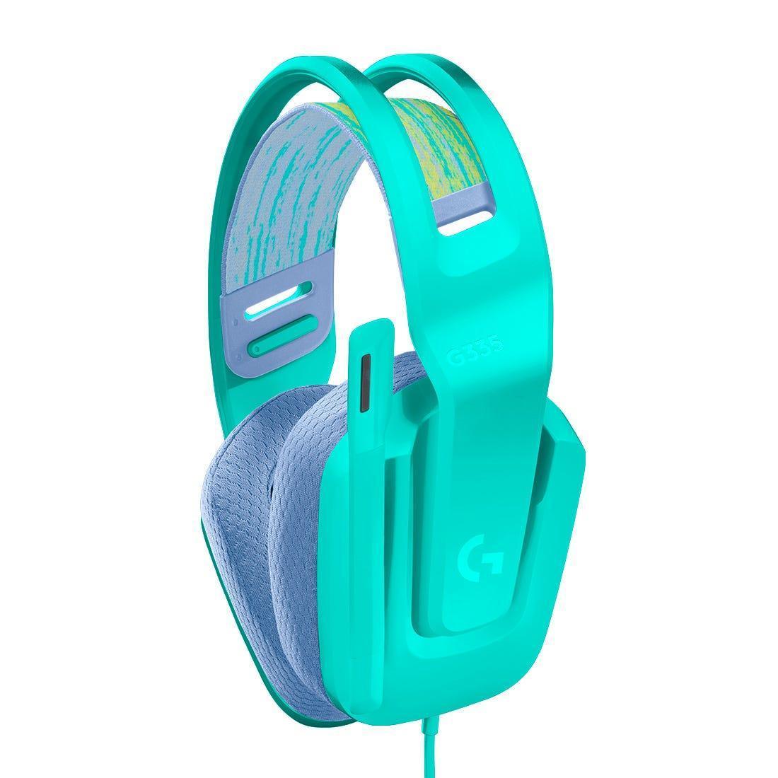 Headset Gamer Logitech G335 Verde estéreo USB 981-001023 - Mega Market