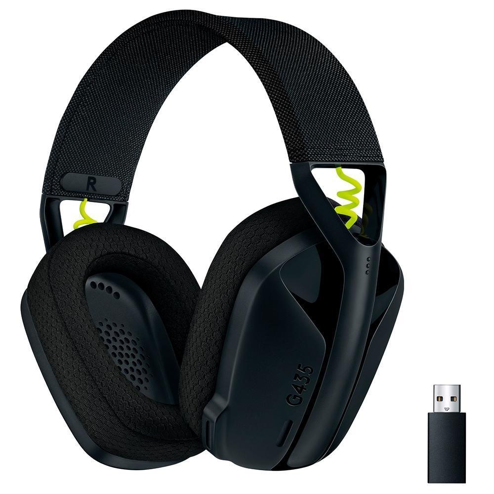 Headset Gamer Logitech G435 Preto 981-001049-V - Mega Market