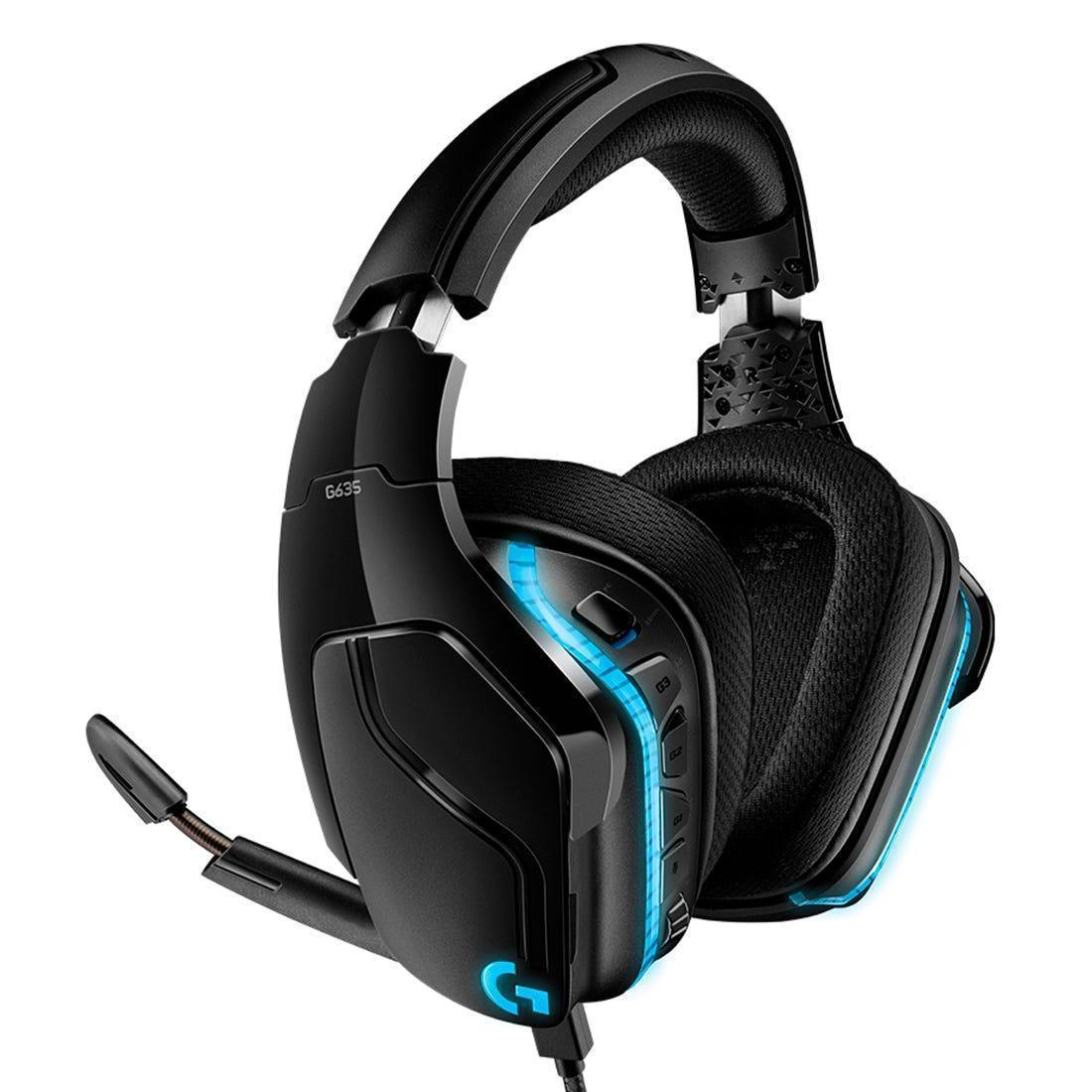 Headset Gamer Logitech G635 Pt Surround 7.1 981-000748 - Mega Market