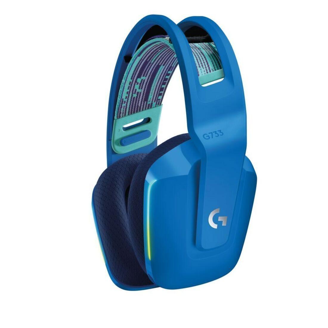 Headset Gamer Logitech G733 Azul Sem Fio 981-000942 - Mega Market