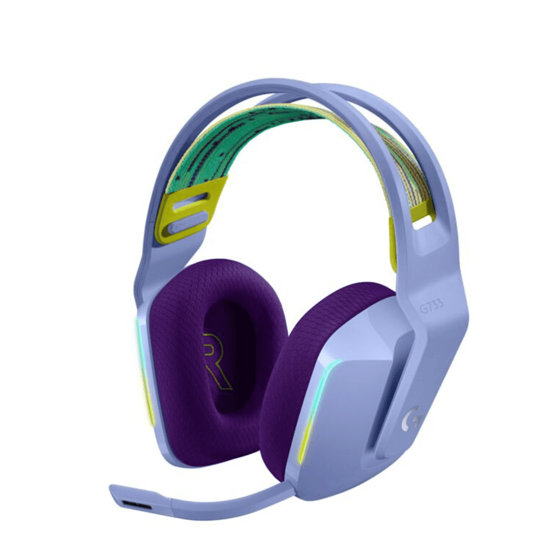 Headset Gamer Logitech G733 Lilás Sem Fio 981-000889-V - Mega Market