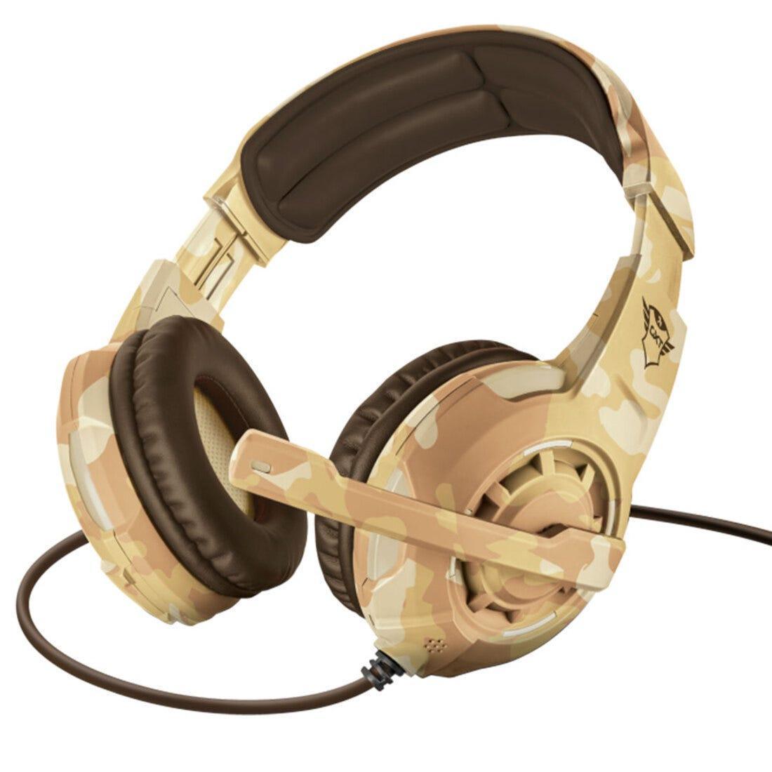 Headset Gamer Trust GXT 310 Radius Desert 22208i - Mega Market