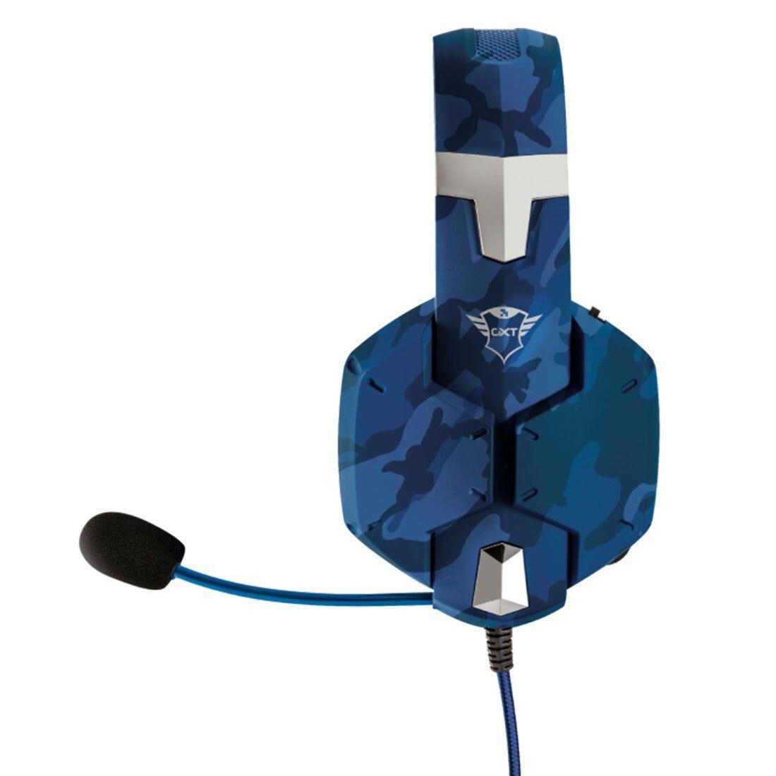 Headset Gamer Trust GXT 322 Carus Blue 23249i - Mega Market
