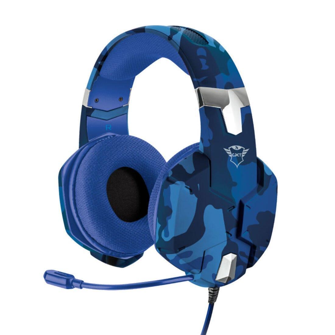 Headset Gamer Trust GXT 322 Carus Blue 23249i - Mega Market