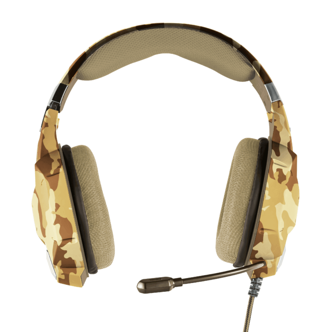 Headset Gamer Trust GXT 322 Carus Desert Camo 22125i - Mega Market