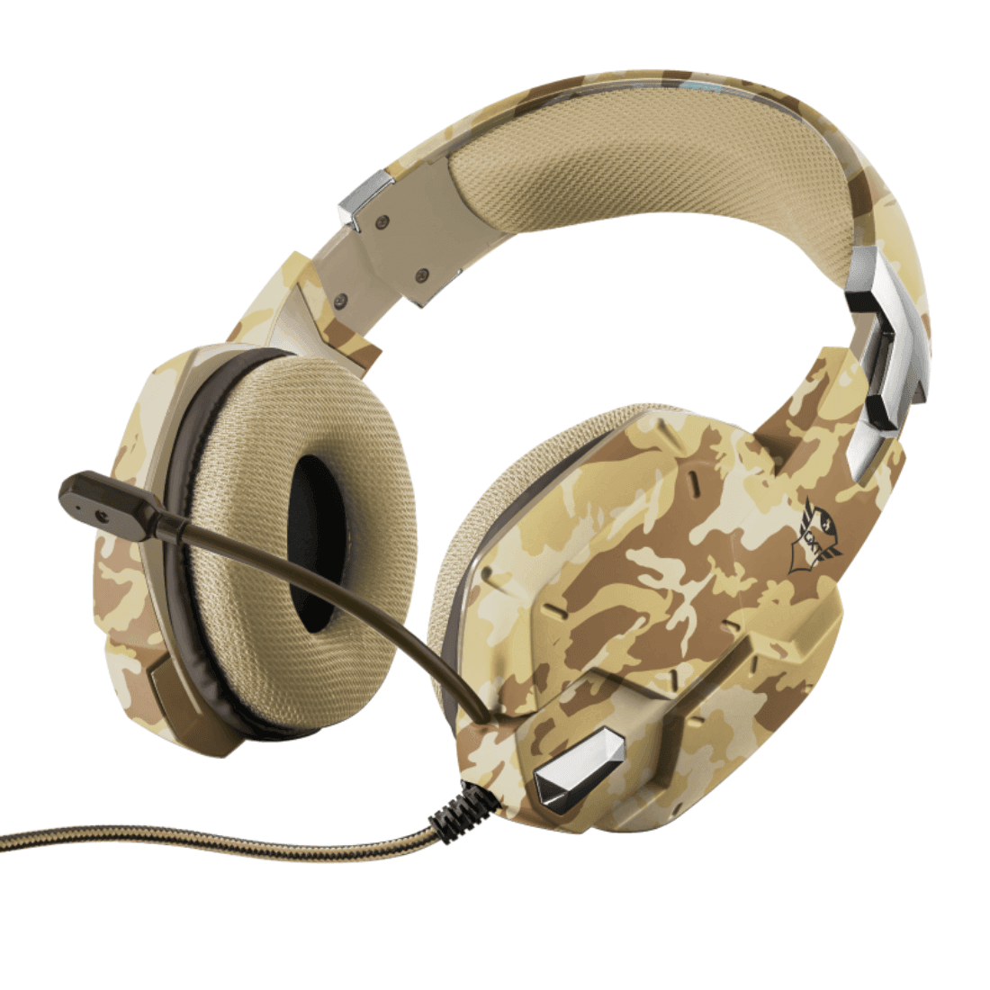 Headset Gamer Trust GXT 322 Carus Desert Camo 22125i - Mega Market