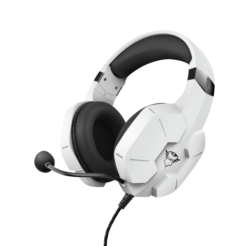 Headset Gamer Trust GXT 323 Carus White 24258i - Mega Market