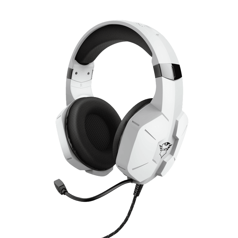 Headset Gamer Trust GXT 323 Carus White 24258i - Mega Market