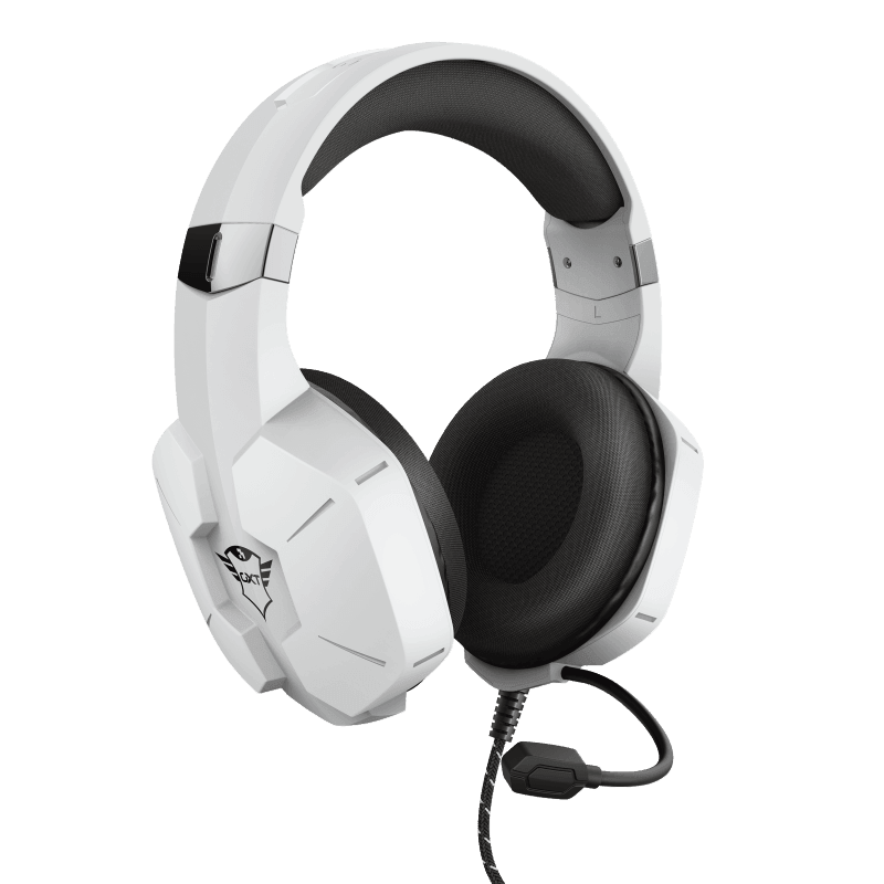 Headset Gamer Trust GXT 323 Carus White 24258i - Mega Market