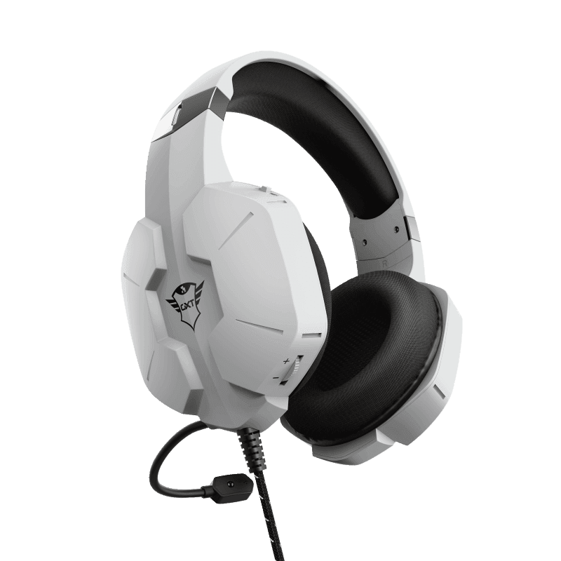 Headset Gamer Trust GXT 323 Carus White 24258i - Mega Market