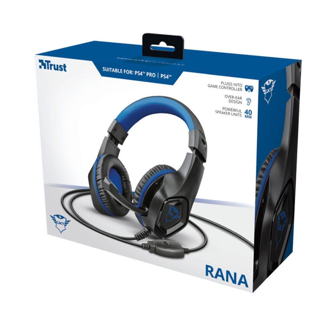 Headset Gamer Trust GXT 404 Rana Blue 23309i - Mega Market