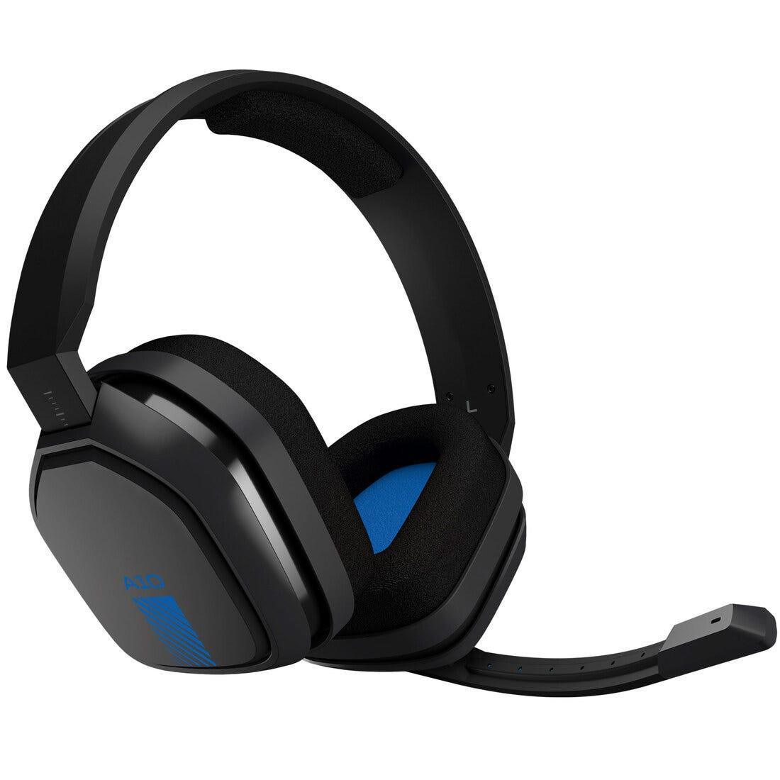 Headset Logitech Astro A10 PS4 Cinza/Azul 939-001838 - Mega Market