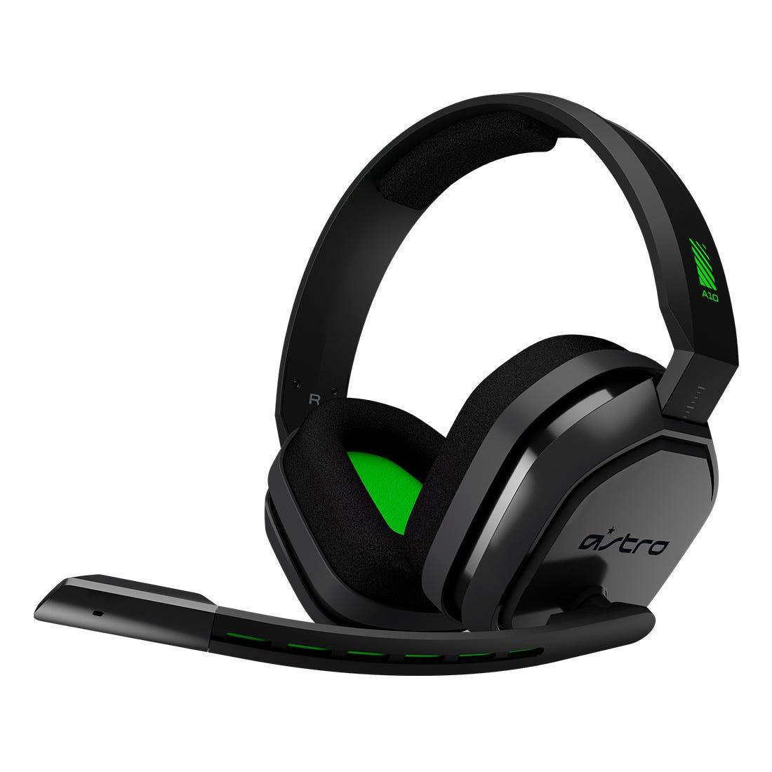 Headset Logitech Astro A10 Xbox Cinza/Verde 939-001837 - Mega Market