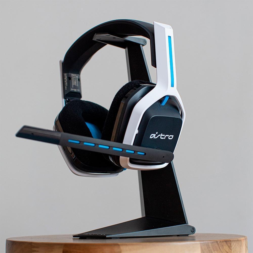 Headset Logitech Astro A20 PS5 Branco/Azul - 939-001877-C - Mega Market