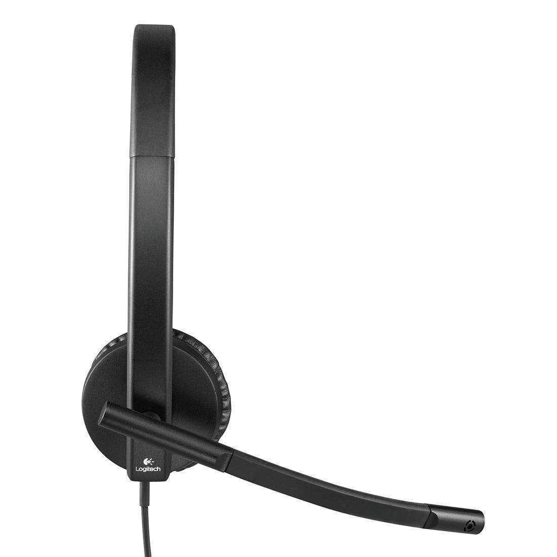 Headset Logitech H570e USB Stereo 981-000574-R - Mega Market