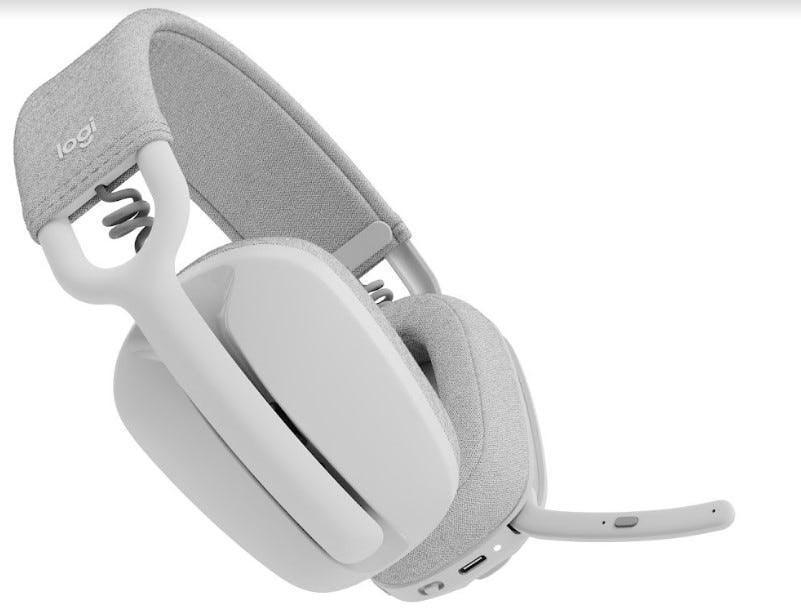 Headset Logitech Zone Vibe 100 Branco sem Fio 981-001218 - Mega Market