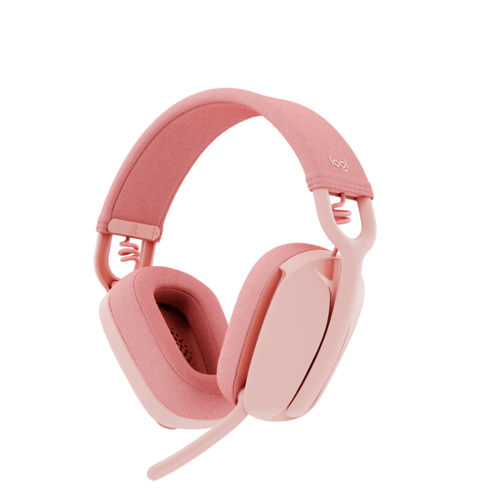 Headset Logitech Zone Vibe 100 Rosé sem Fio - 981-001223 - Mega Market
