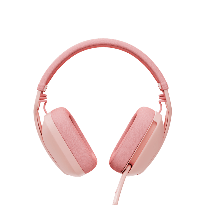 Headset Logitech Zone Vibe 100 Rosé sem Fio - 981-001223 - Mega Market