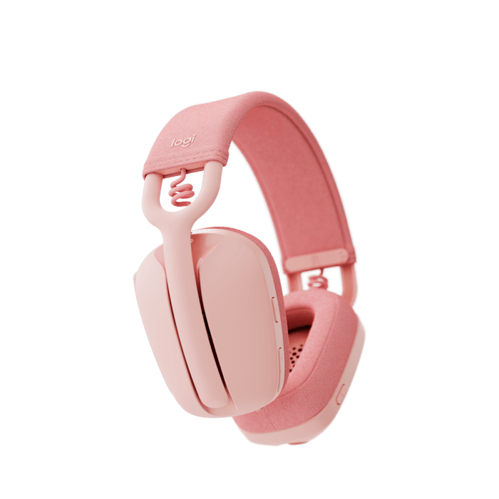 Headset Logitech Zone Vibe 100 Rosé sem Fio - 981-001223 - Mega Market