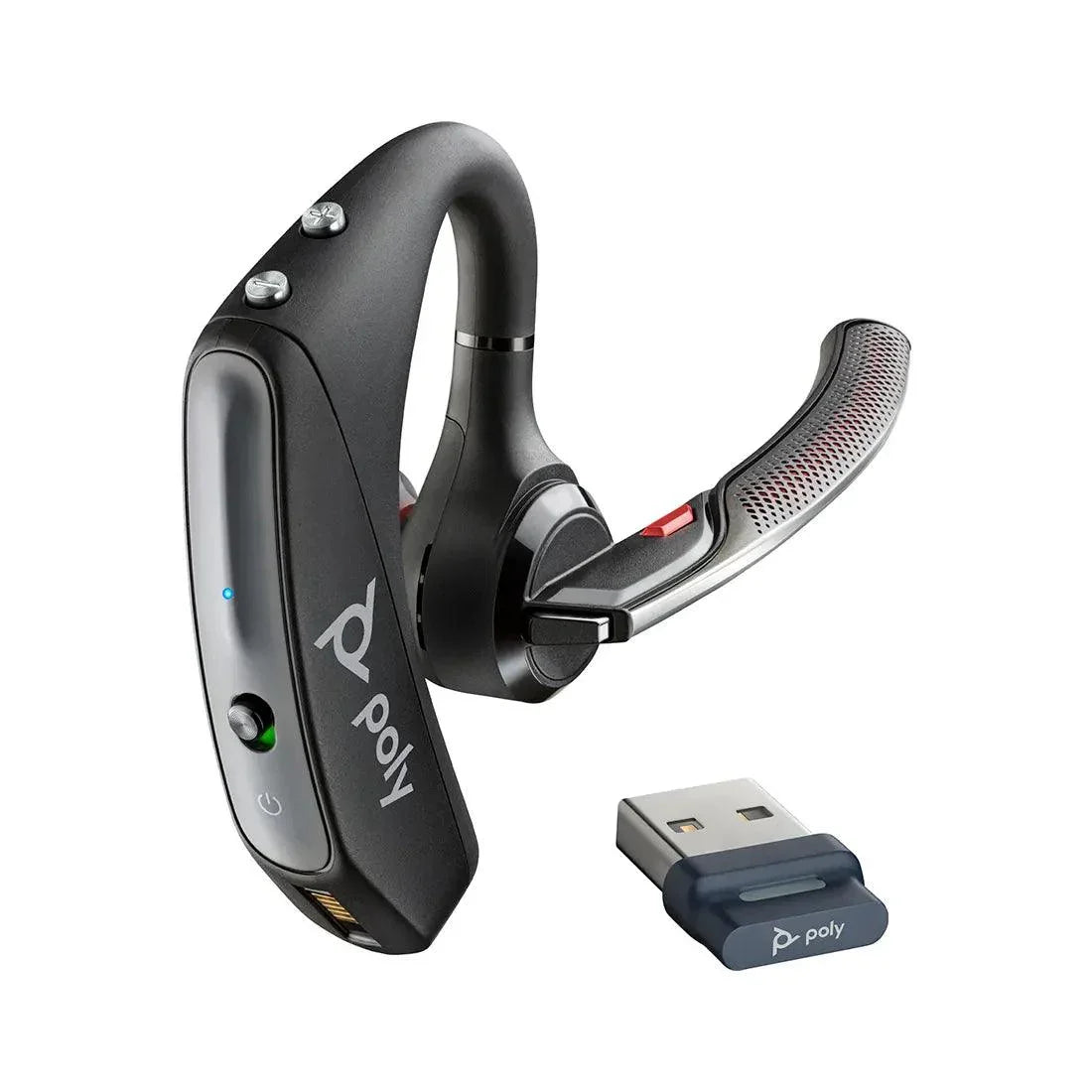 Headset Poly Voyager 5200 Bluetooth - 7K2F3AA - Mega Market