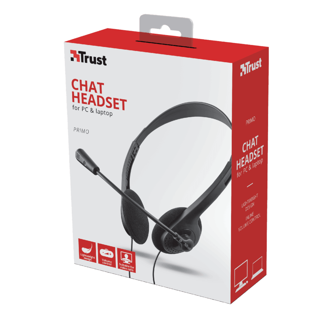 Headset Trust Grust Chat 21665i - Mega Market