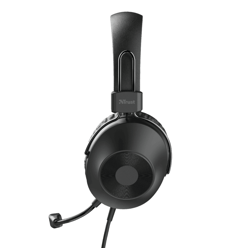 Headset Trust Over-ear USB PC 40mm Ozo 24132i - Mega Market