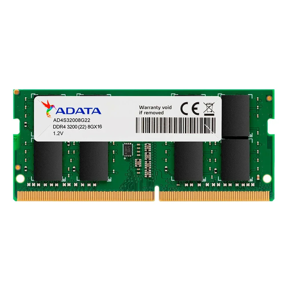 Memória Adata Para Notebook 8GB DDR4 3200MHz CL22 - AD4S32008G22-SGN